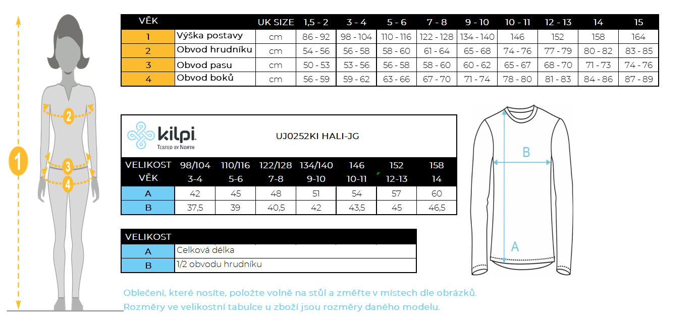 Kilpi Hali - dětská mikina